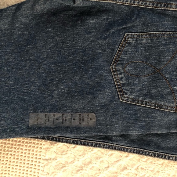 Calvin Klein Slim Boot Cut Denim Jeans 32 inseam - Picture 6 of 6